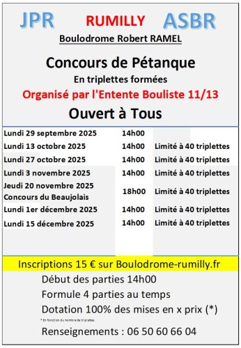 Planning 2ème semestre 2025